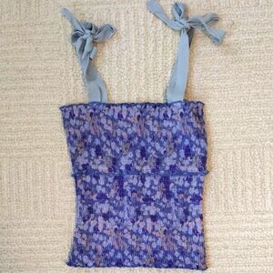 Anthropologie Blue and Purple Tank Top
